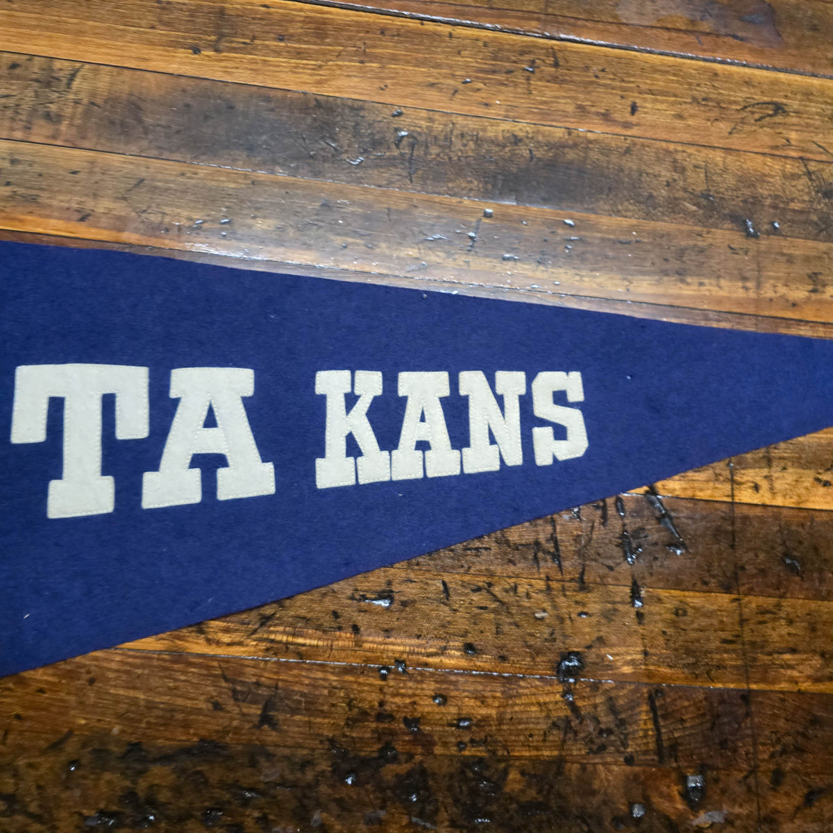 Vintage 1940s Wichita Kansas Pennant