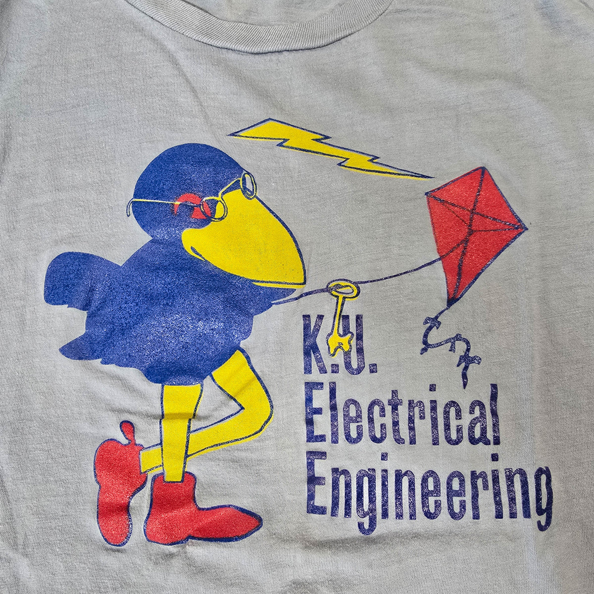 Vintage 1970s KU Electrical Engineering Shirt