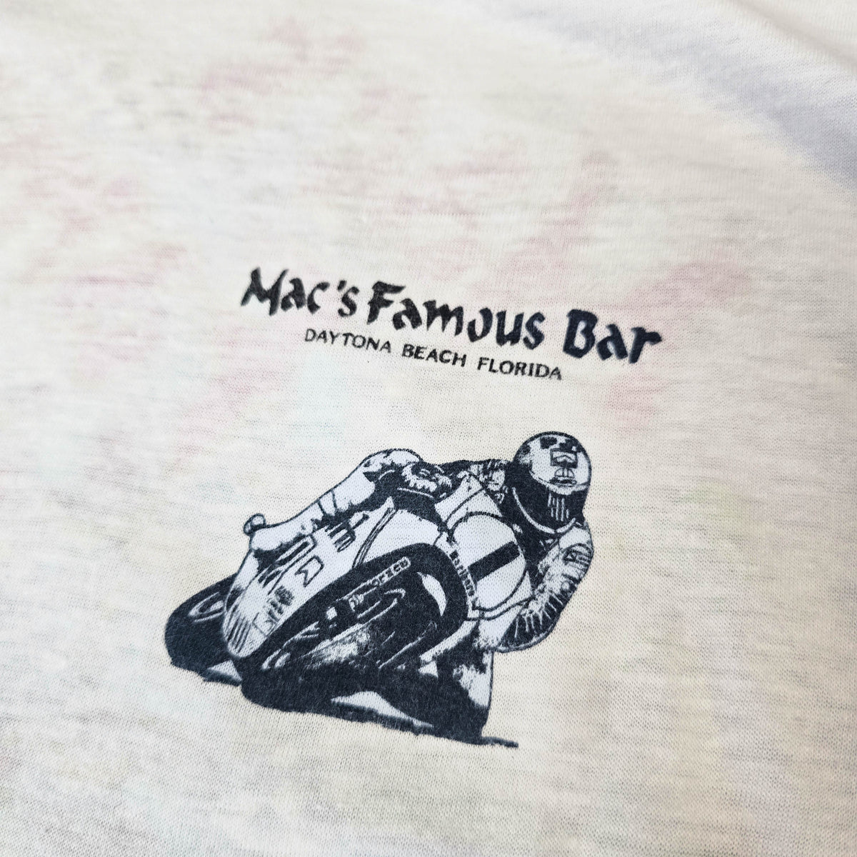 Vintage 1985 Mac's Famous Bar Bike Week Daytona Shirt