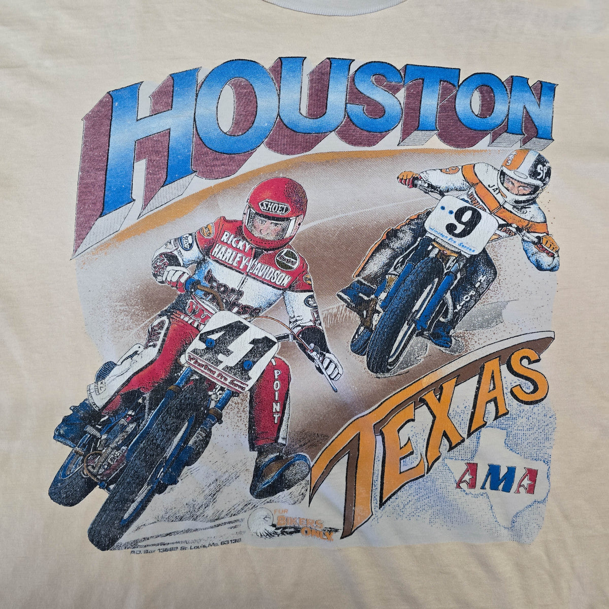 Vintage 1983 Camel AMA Pro Series Houston Shirt