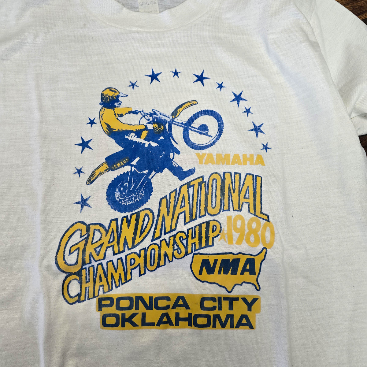 Vintage 1980 Yamaha NMA Grand National Champship Shirt