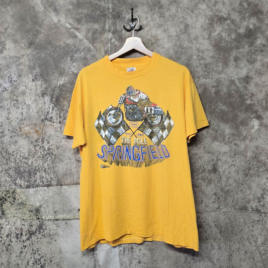 Vintage 1982 The Mile Springfield Motocyclist Shirt