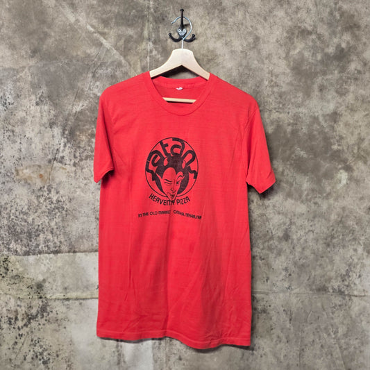 Vintage 1970s Satan's Heavenly Pizza Omaha Nebraska Shirt
