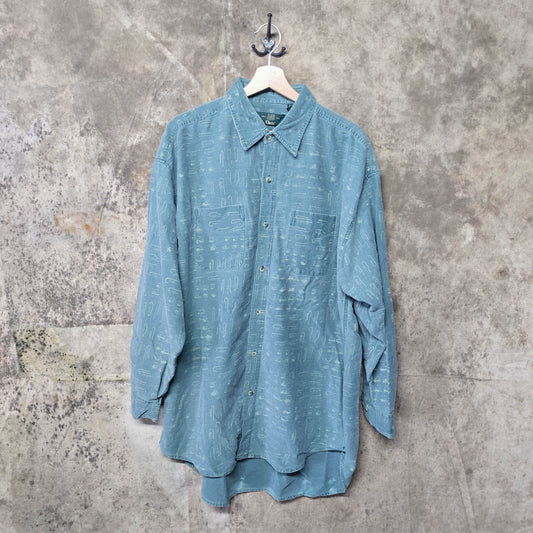 Vintage Orvis Longsleeve Button Down Fly Fishing Shirt