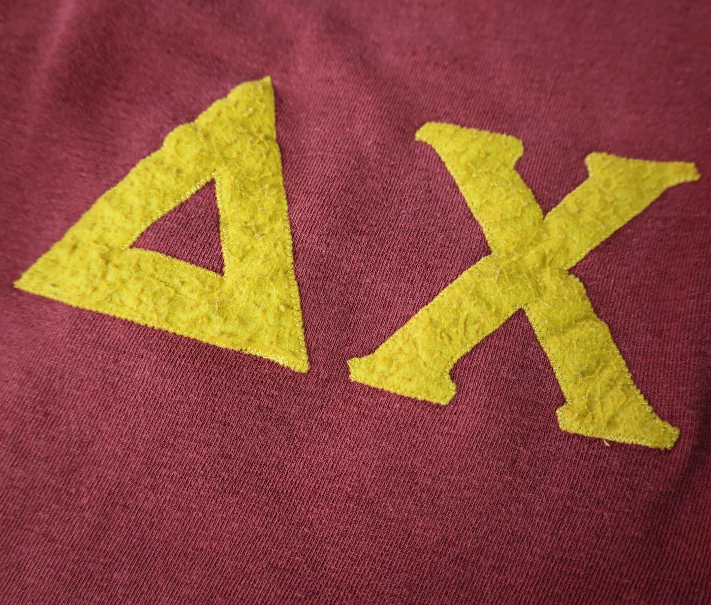 Vintage 1980s Delta Chi Patched Crewneck Sweatshirt