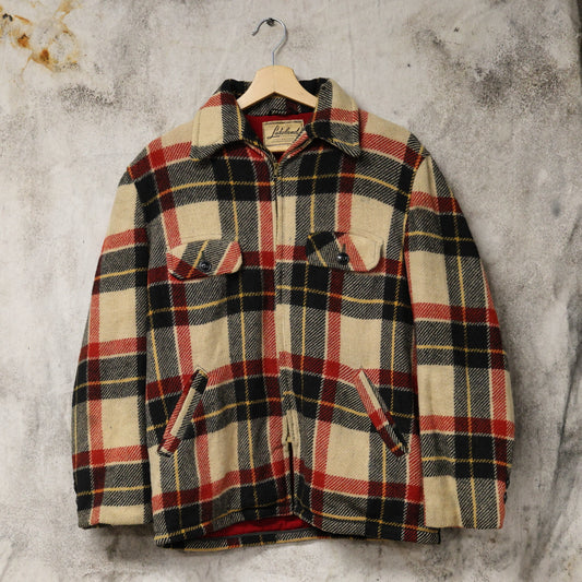 Vintage 1950s Lakeland Sportswear Plaid Hunting Jacket