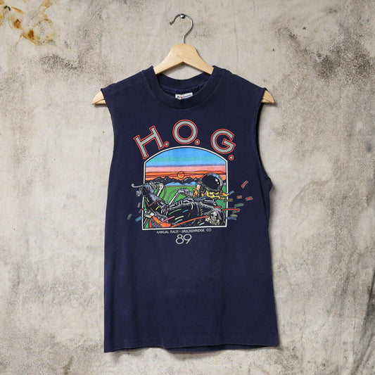 Vintage 1989 Harley Owners Group HOG Annual Rally Breckinridge T-Shirt