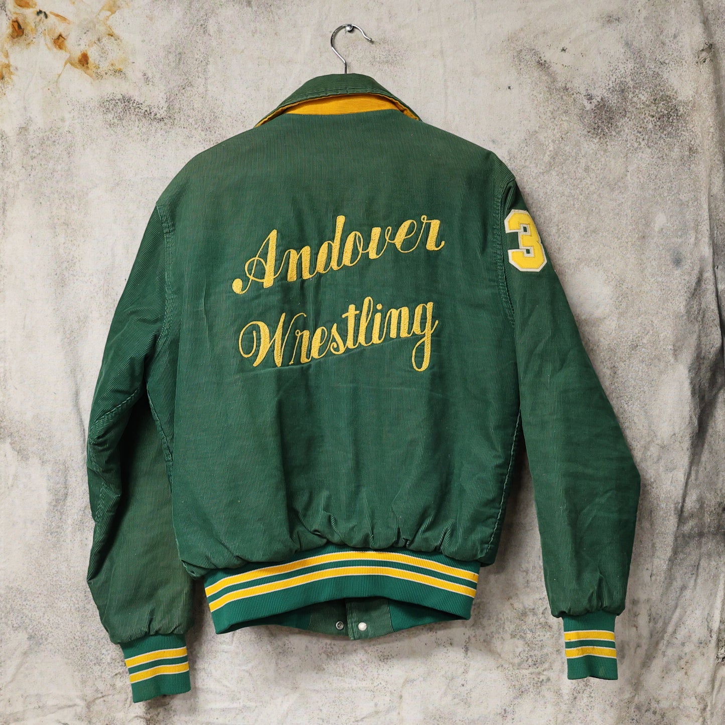 Vintage 1970s Andover Wrestling Chainstitch Corduroy Jacket