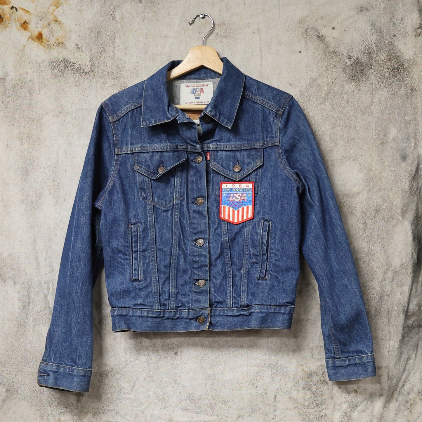 Vintage 1984 Los Angeles USA Olympic Team Levis Denim Jacket