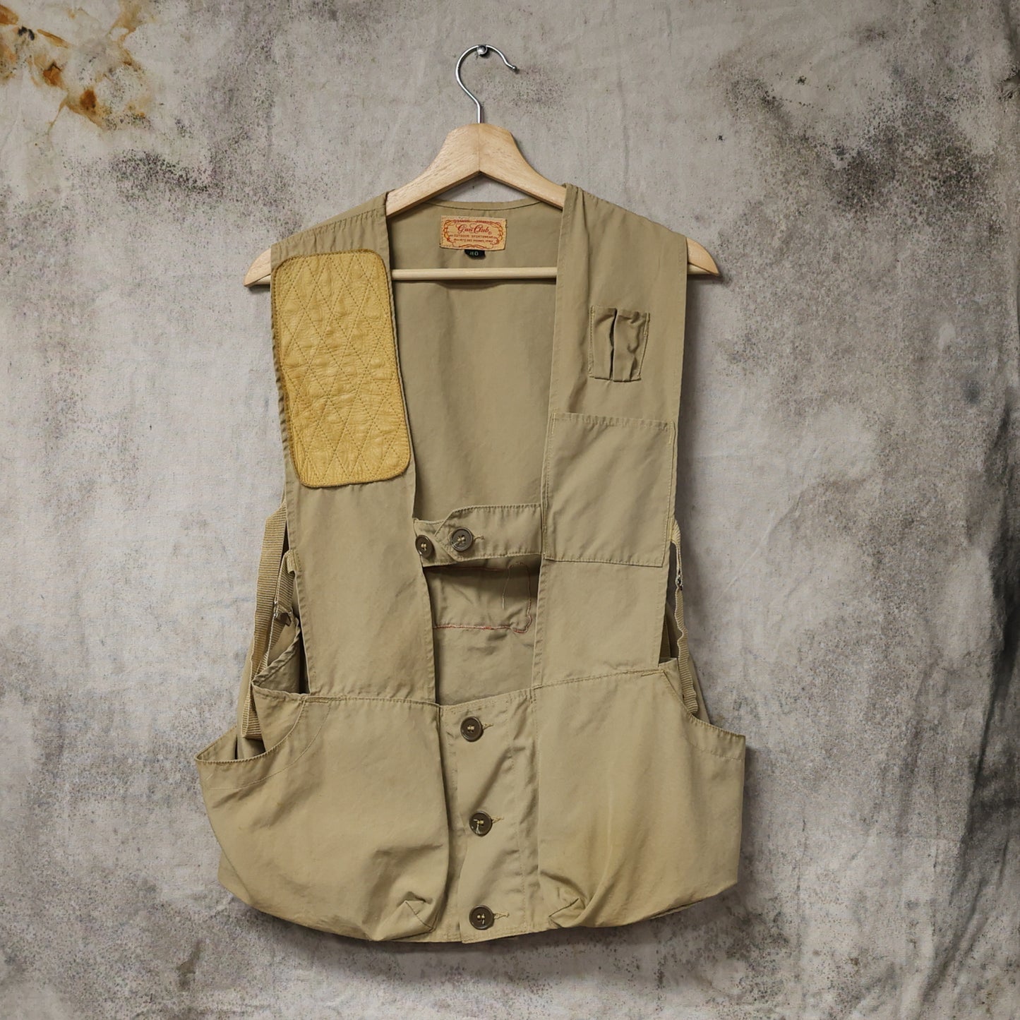 Vintage 1950s Gun Club Shooting Vest