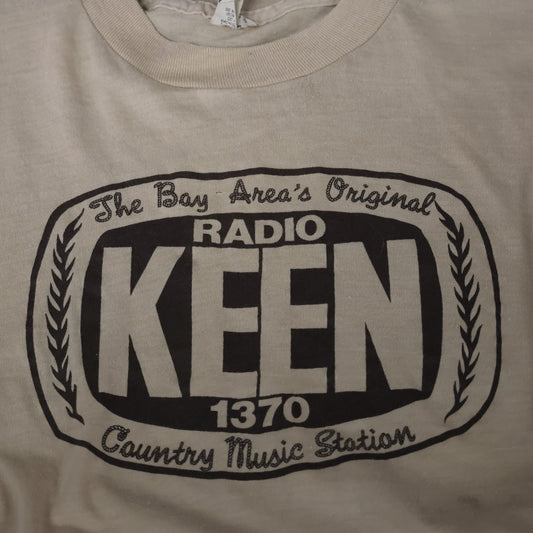 Vintage 1980s KEEN Radio 1370 Bay Area T-Shirt