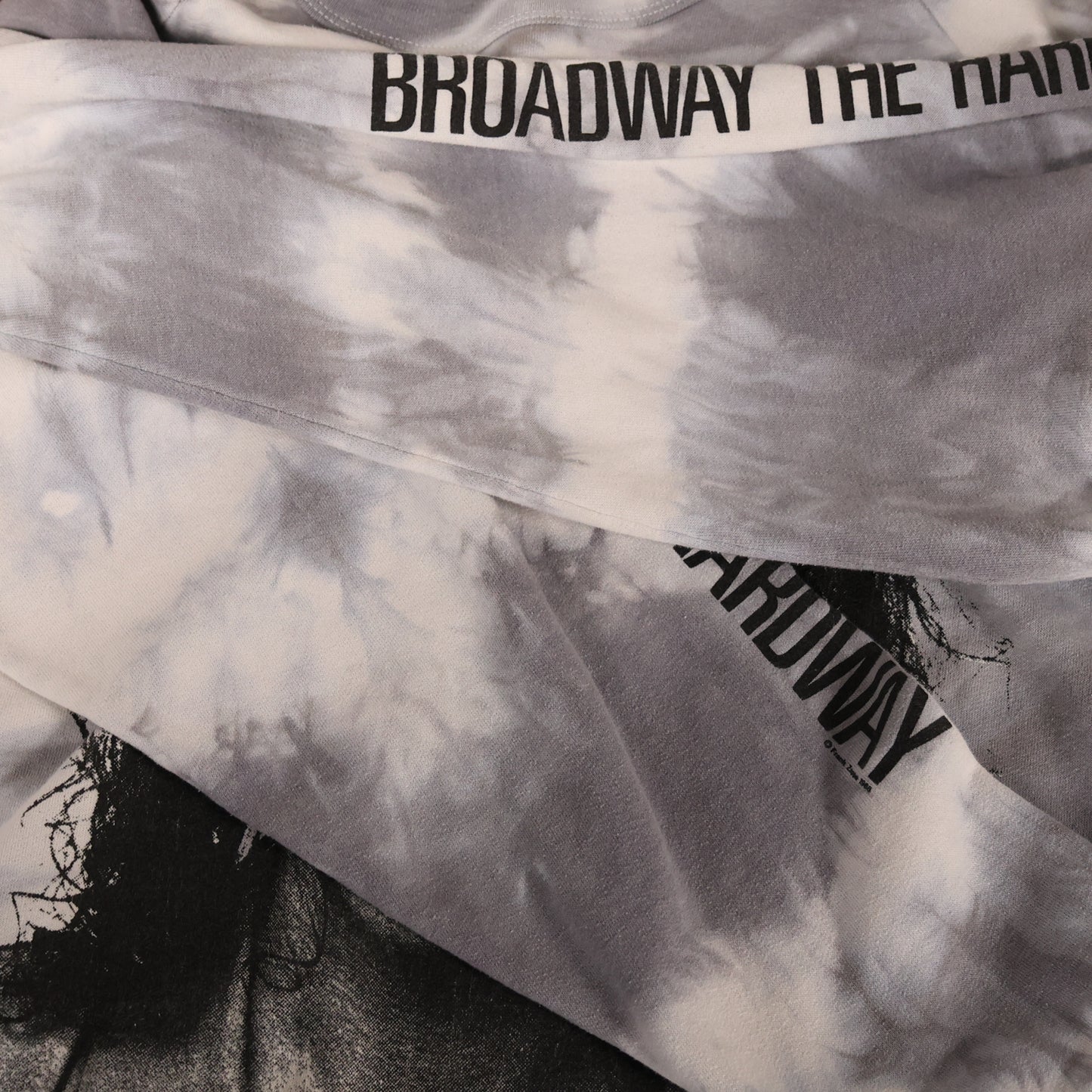 Vintage 1988 Frank Zappa Broadway The Hardway Tie Dye Crewneck Sweatshirt