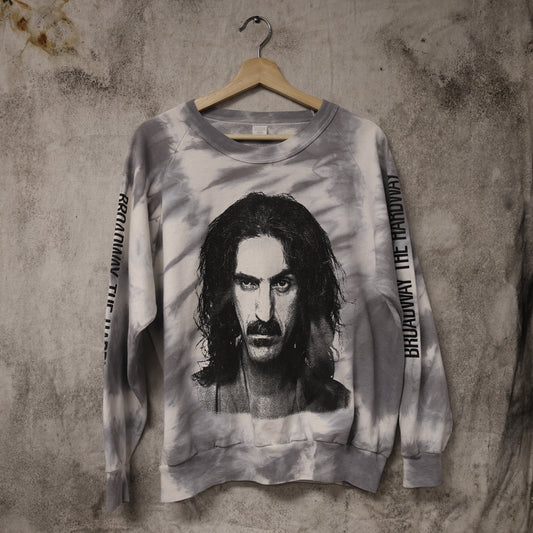 Vintage 1988 Frank Zappa Broadway The Hardway Tie Dye Crewneck Sweatshirt