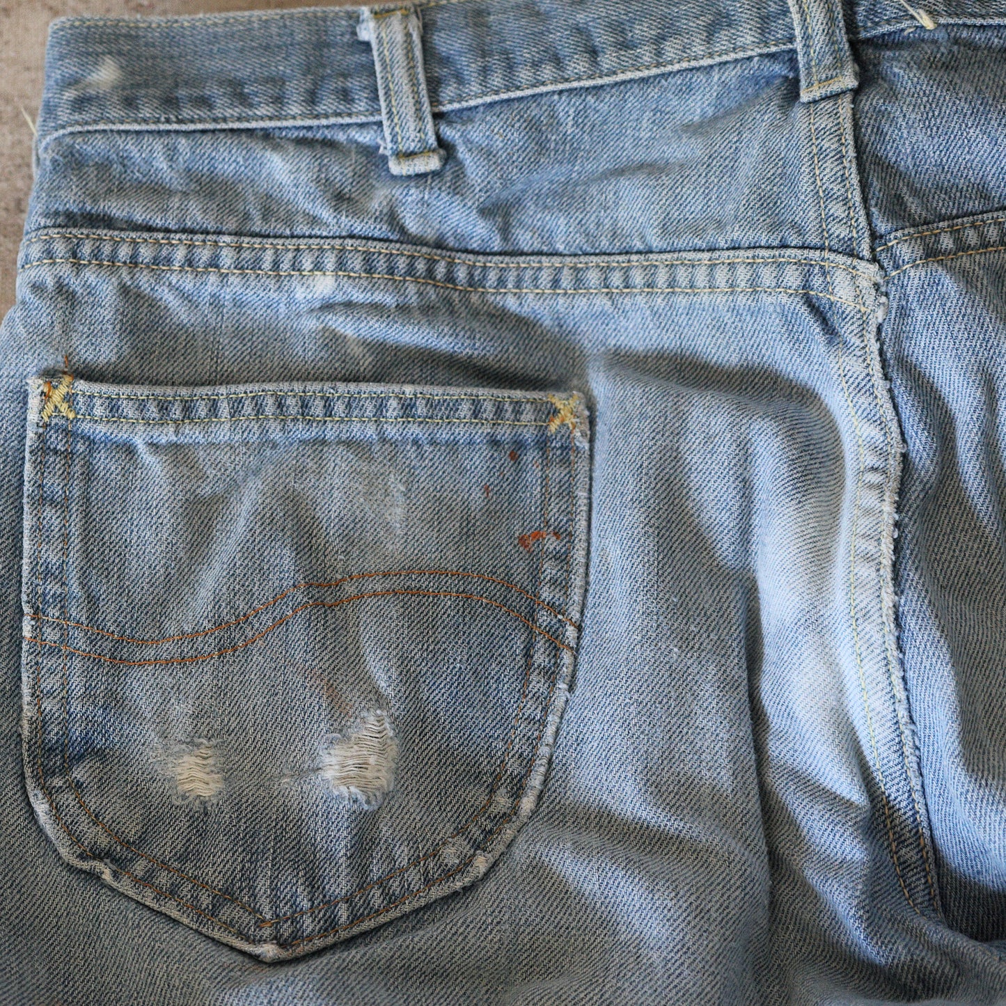 Vintage 1960s Lee Riders Boot-Cut Denim Jeans