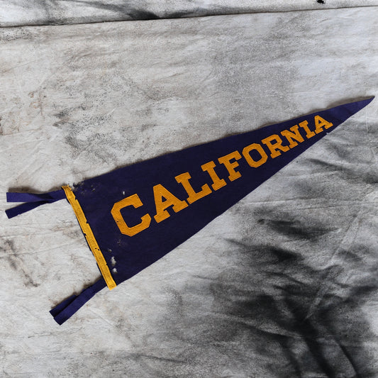 Vintage 1940s California Wool Pennant