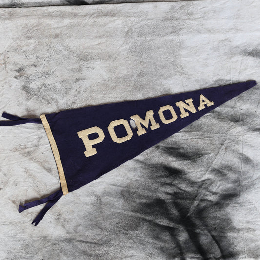 Vintage 1940s Pomona Wool Pennant