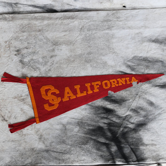 Vintage 1940s Southern California Wool Pennant