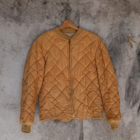 Vintage 1960s Brent Quilted Jacket Liner