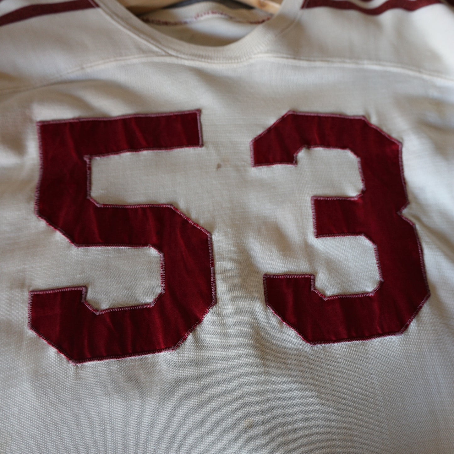 Vintage 1950s Number 53 Football Jersey