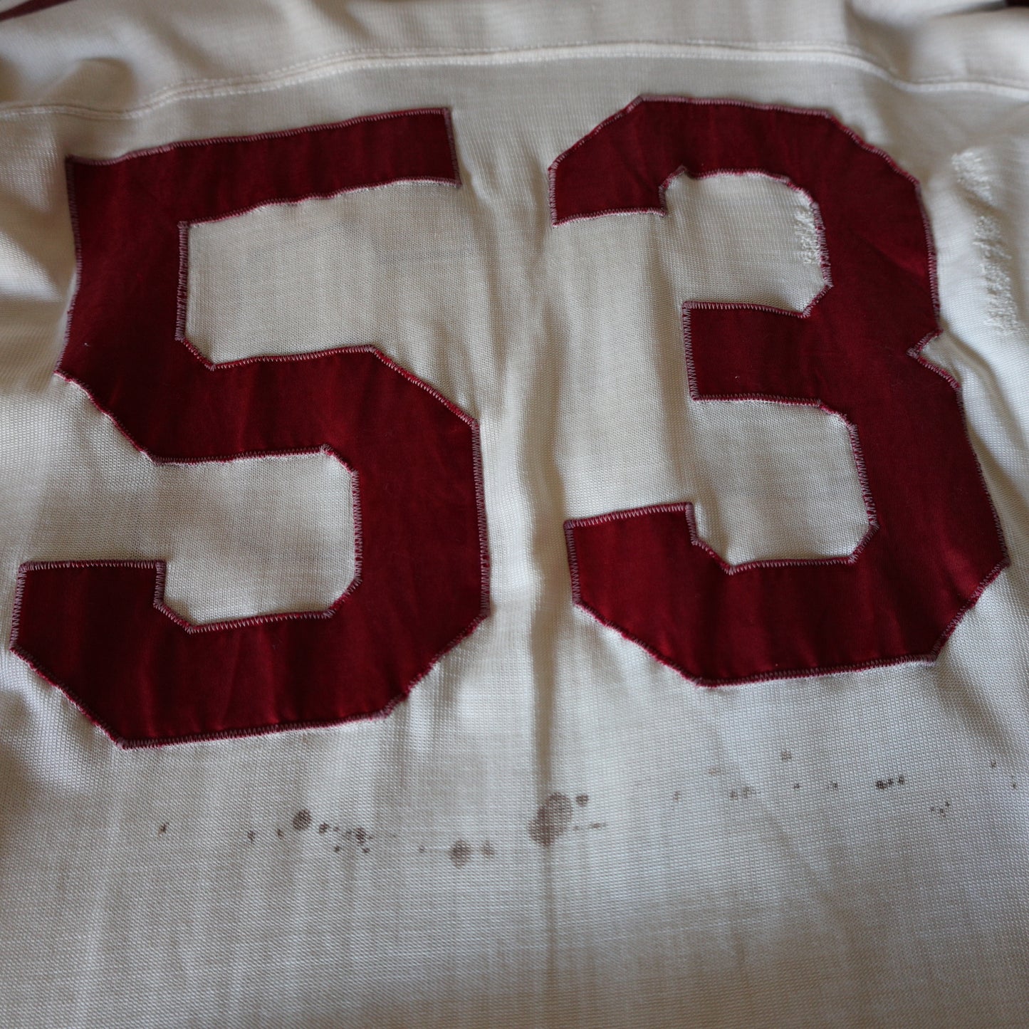 Vintage 1950s Number 53 Football Jersey