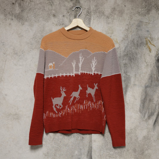 Vintage 1970s Alps Knitmeister Holiday Sweater