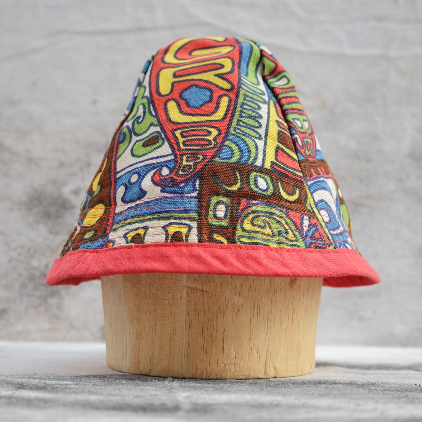 Vintage 1960s Psychedelic Grubb Bucket Hat