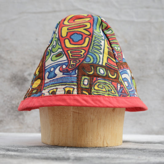 Vintage 1960s Psychedelic Grubb Bucket Hat