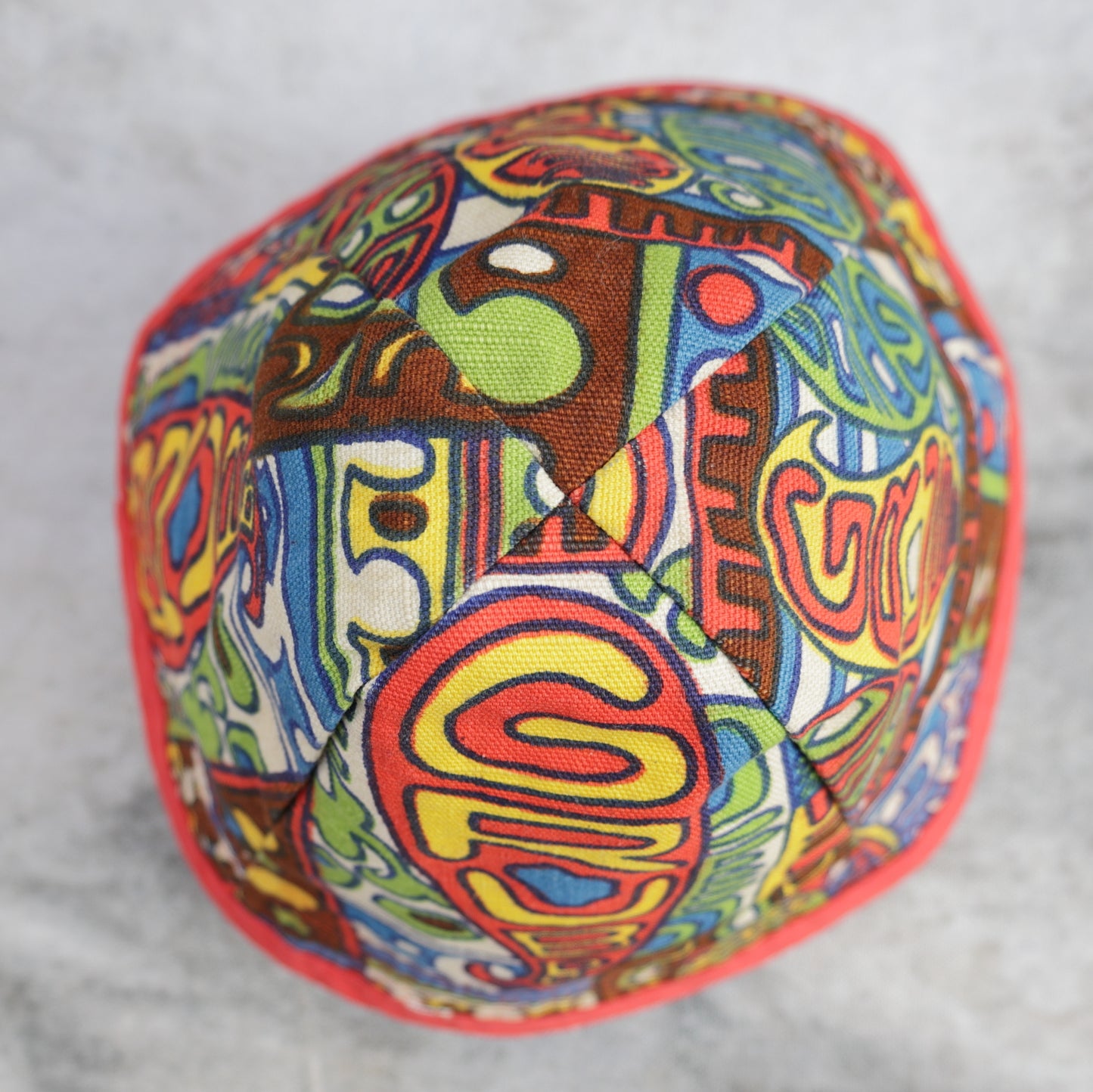 Vintage 1960s Psychedelic Grubb Bucket Hat