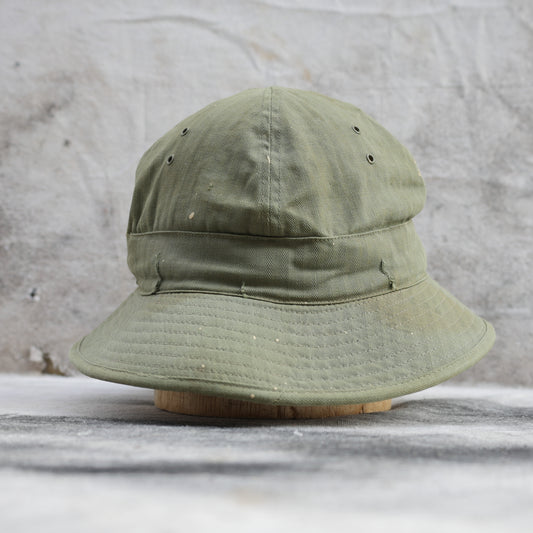 Vintage 1940s HBT Military Bucket Hat