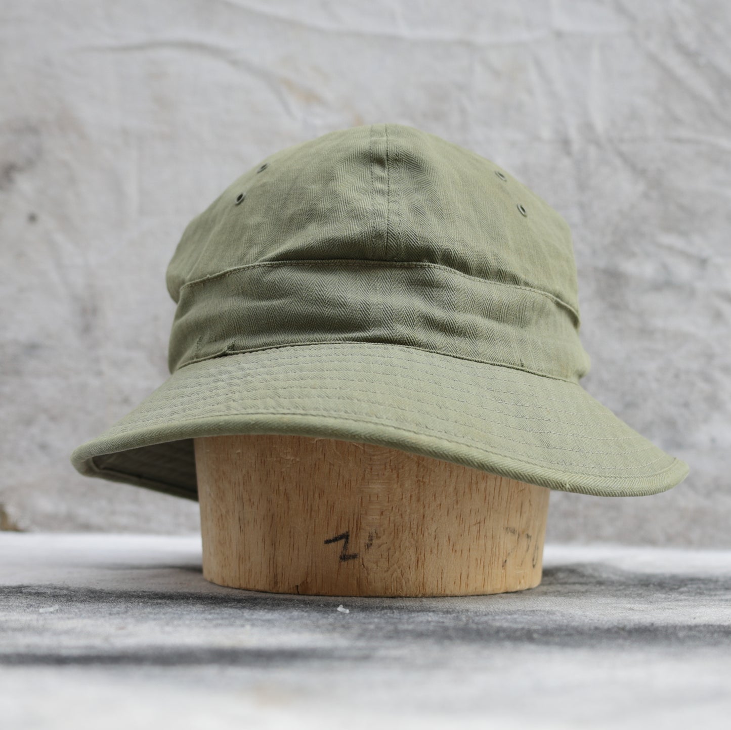 Vintage 1940s HBT Military Bucket Hat