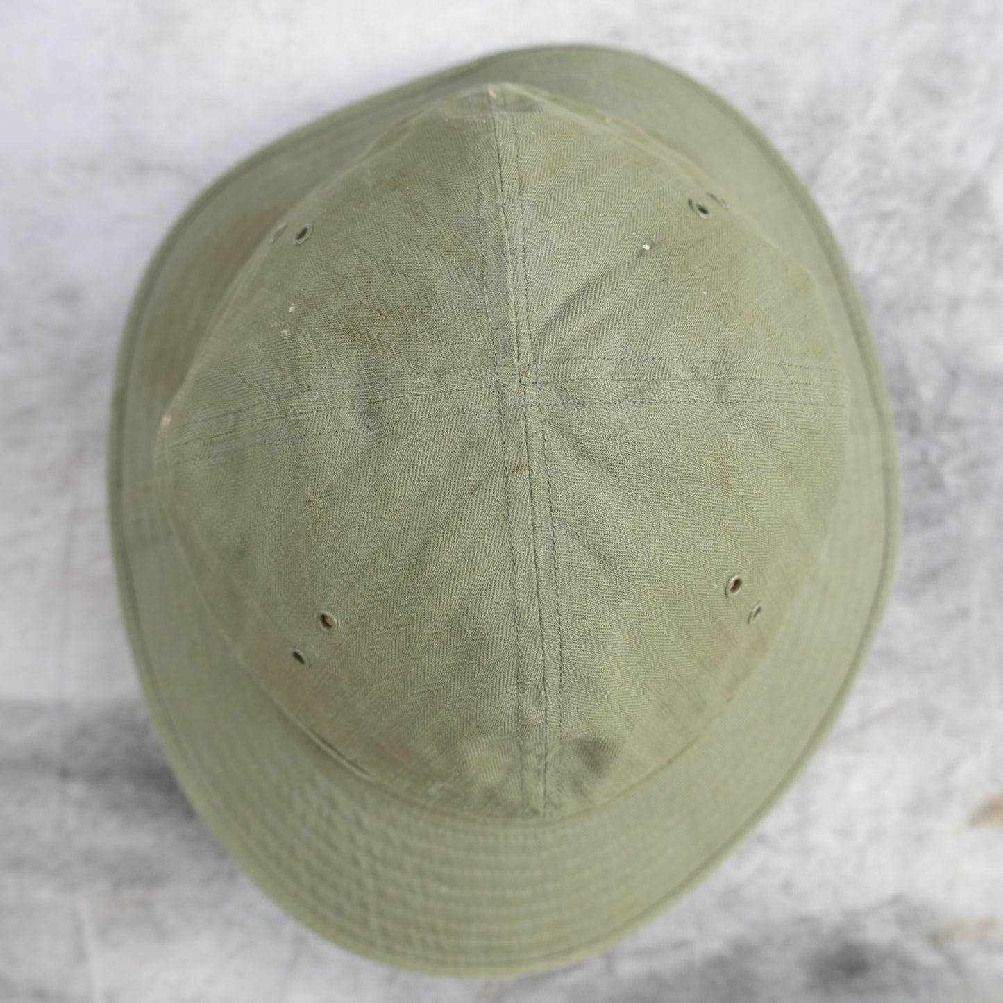 Vintage 1940s HBT Military Bucket Hat