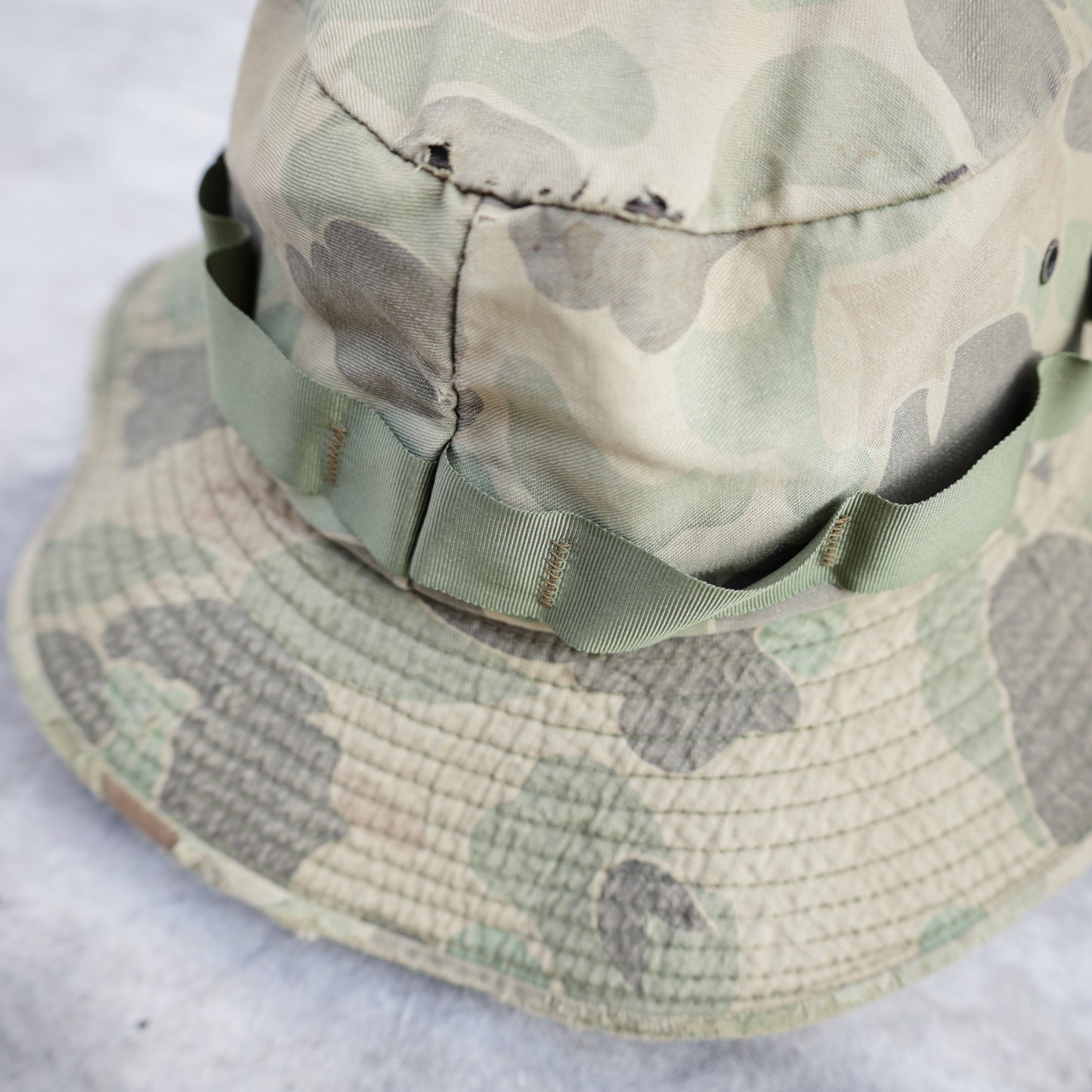 Vintage 1970s Vietnam In-Country Tailored Military Boonie Hat