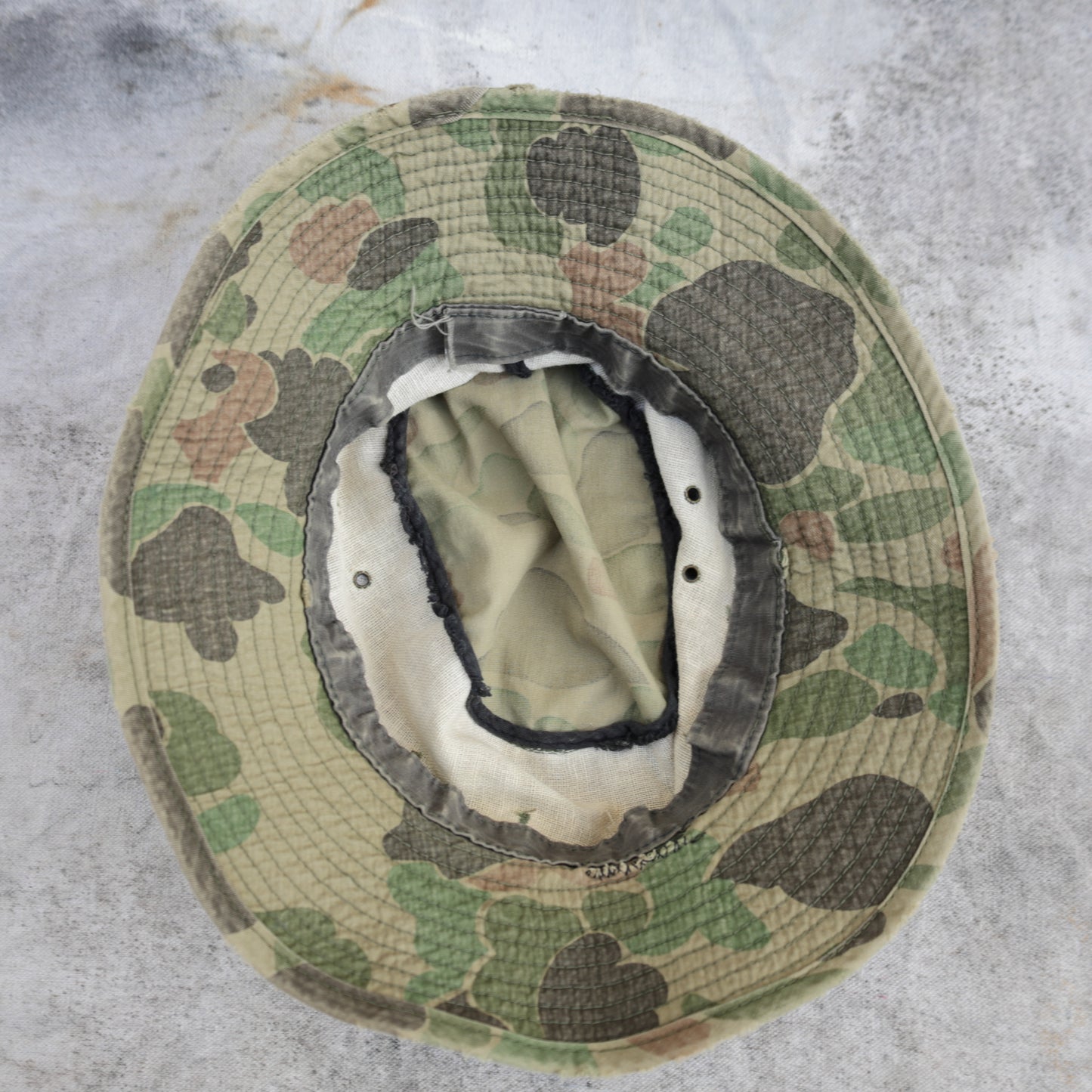 Vintage 1970s Vietnam In-Country Tailored Military Boonie Hat