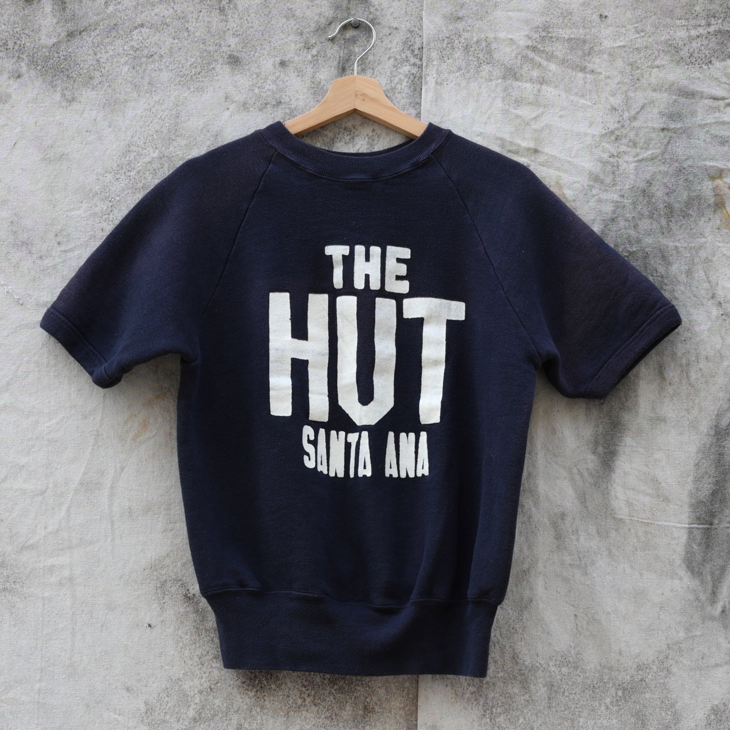 Vintage 1970s The Hut Santa Ana Heavy Cotton Short Sleeve Crewneck Sweatshirt