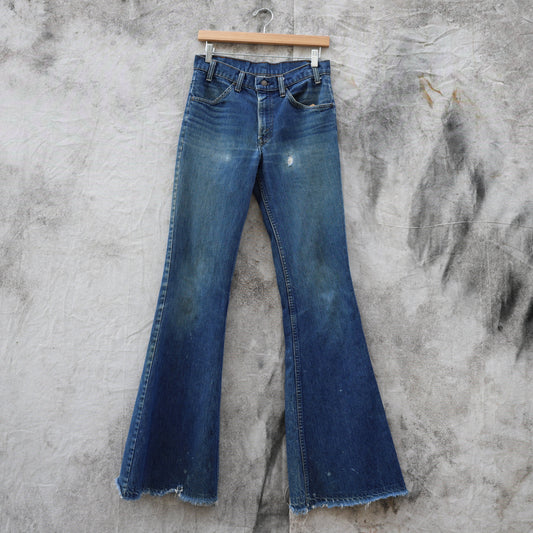 Vintage 1980s Levi's Orange Tab 684 Flare Denim Jeans