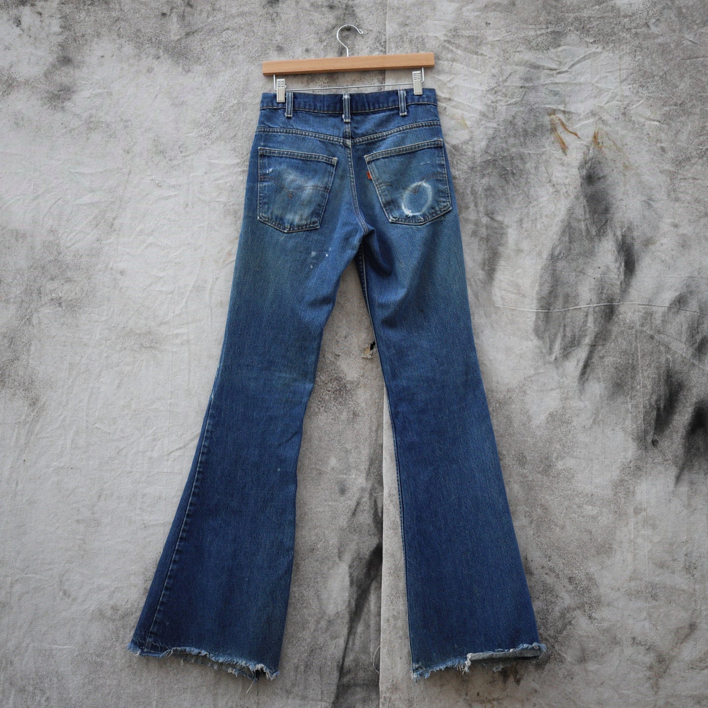 Vintage 1980s Levi's Orange Tab 684 Flare Denim Jeans