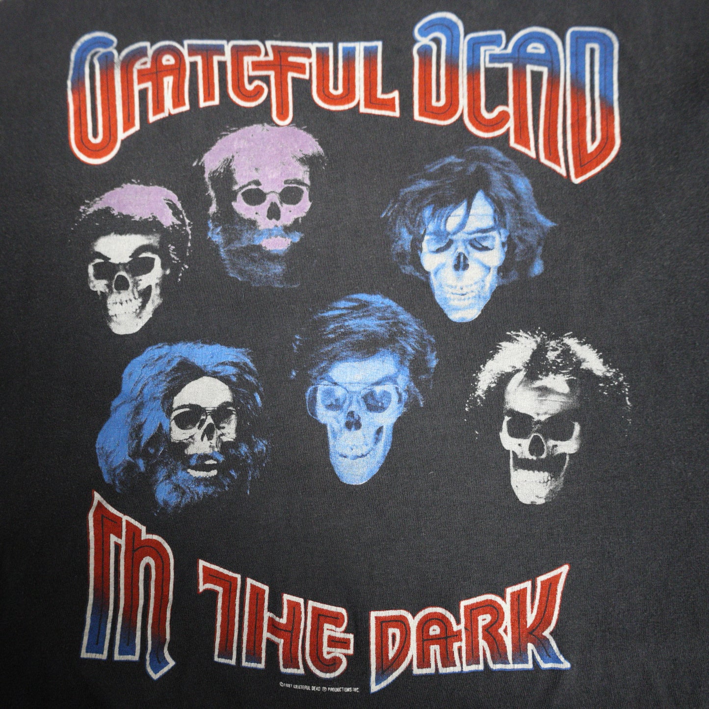 Vintage 1987 Grateful Dead In The Dark Touch Of Grey T-Shirt