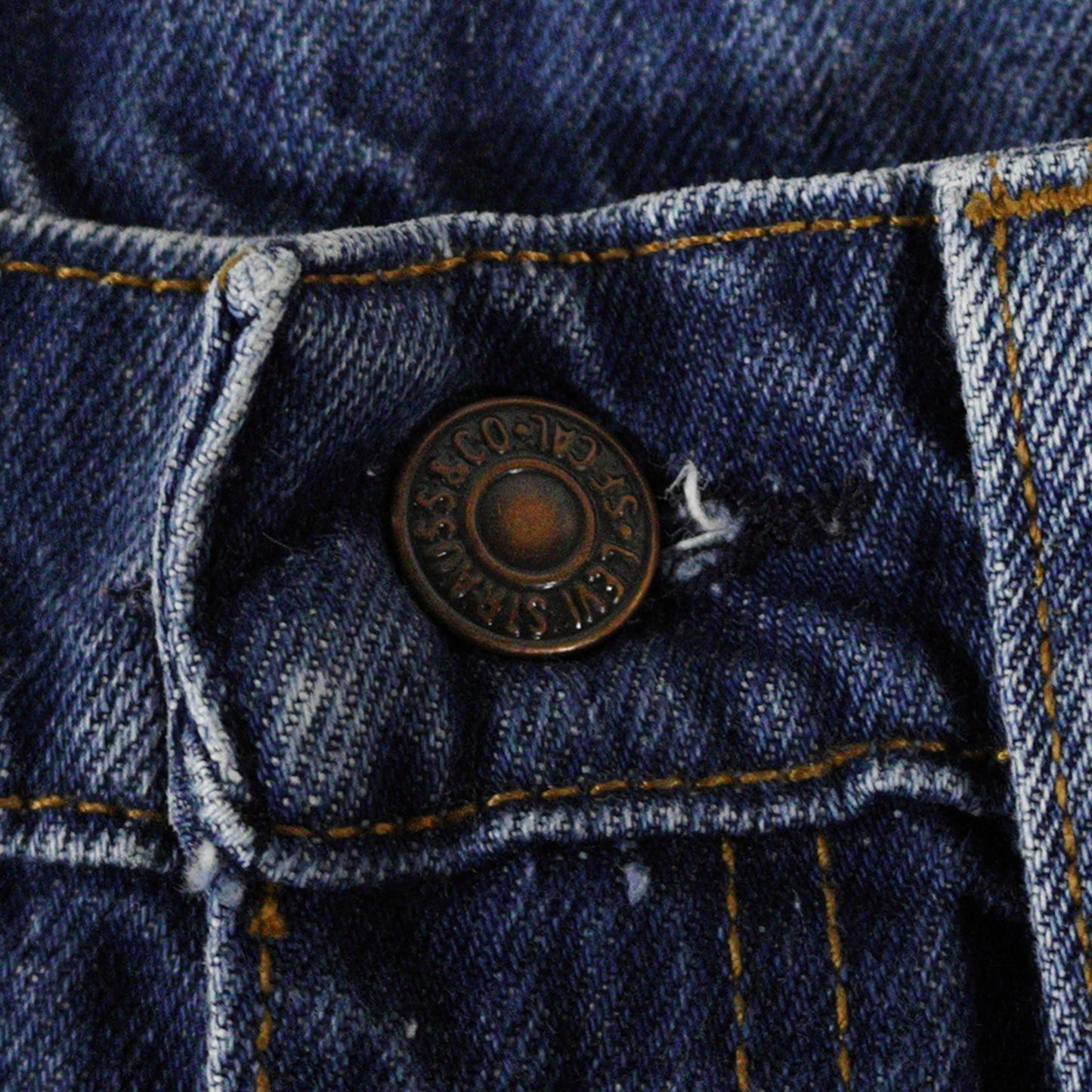 Vintage 1980s Levi's 517 Orange Tab Boot Cut Denim Jeans