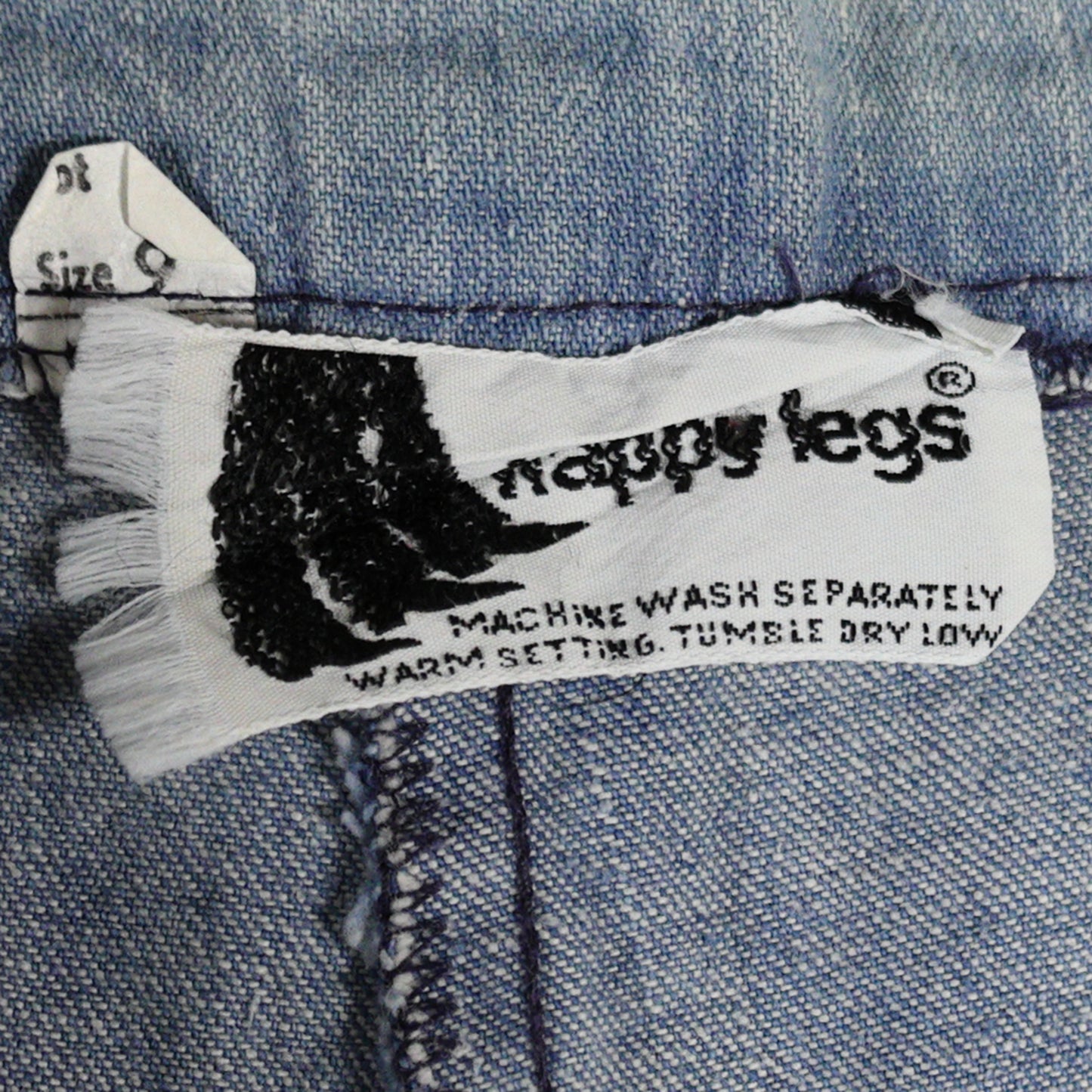 Vintage 1970s Happy Legs Women's Wide Leg Denim Jeans