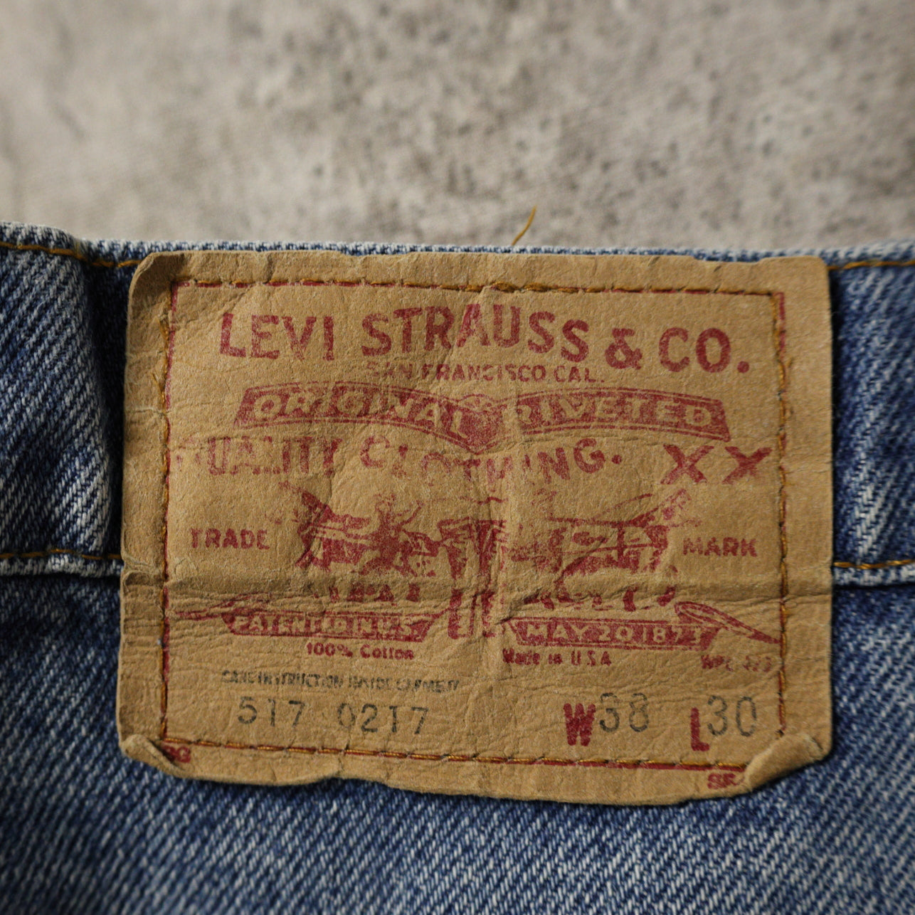 Vintage 1980s Levi's 517 Boot Cut Denim Jeans