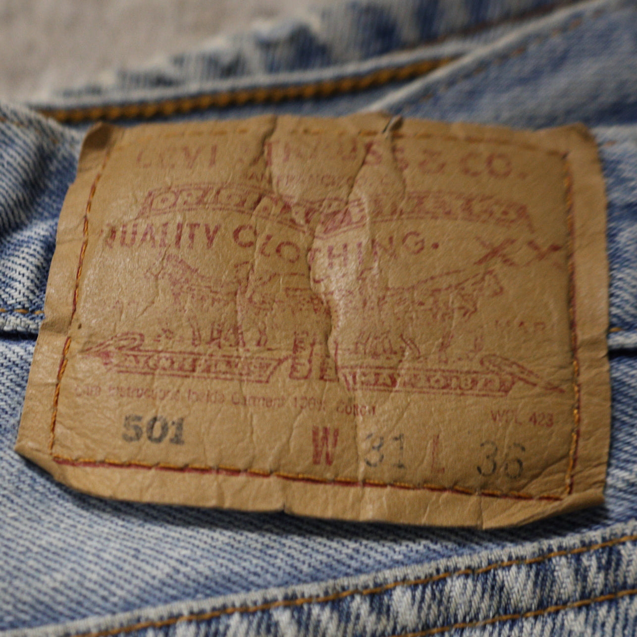 Vintage 2000s Levi's 501 Denim Jeans