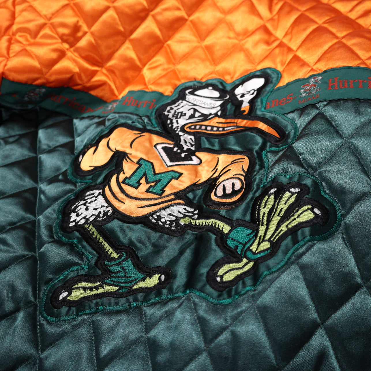 Vintage 1990s Conic Miami Hurricanes Stadium Coat