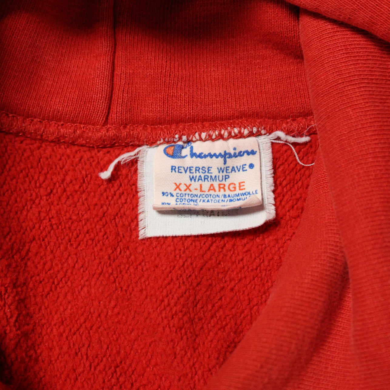 Vintage 1980s Champion Reverse Weave Hooded Sweatshirt