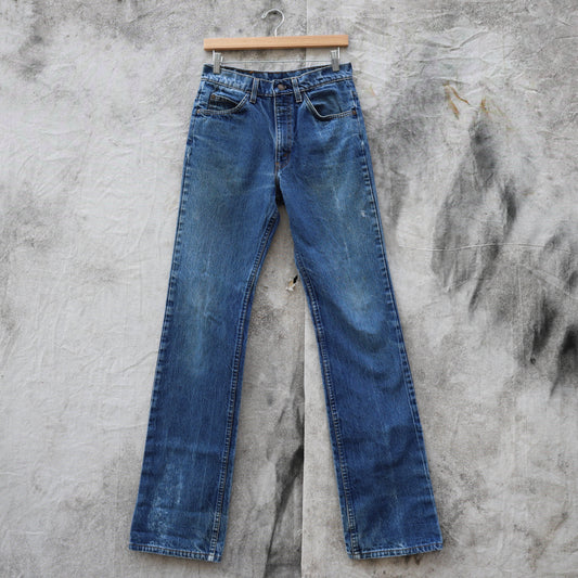 Vintage 1980s Levi's 517 Orange Tab Boot Cut Denim Jeans