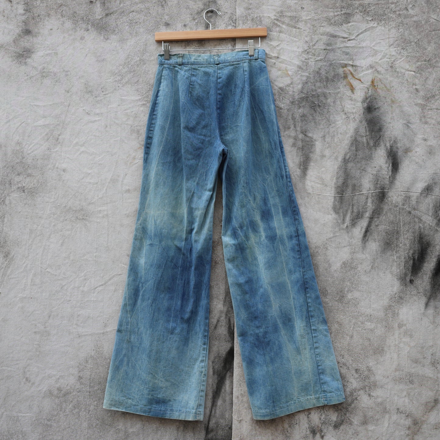 Vintage 1970s Happy Legs Women's Wide Leg Denim Jeans