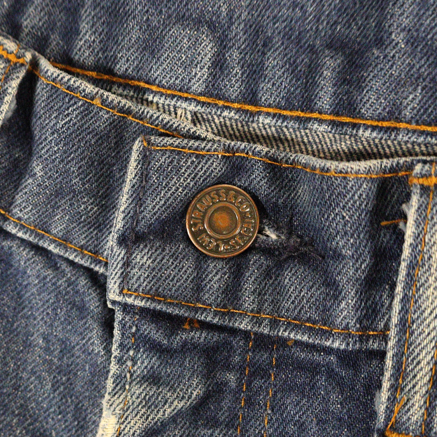 Vintage 1980s Levi's Orange Tab 684 Flare Denim Jeans