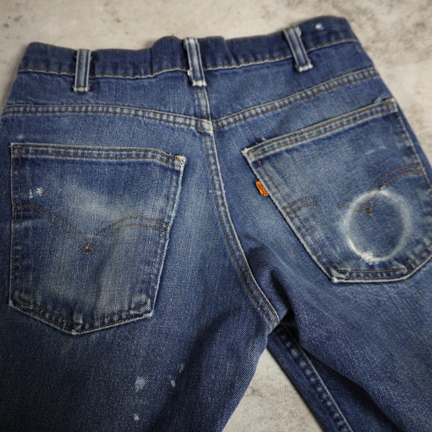 Vintage 1980s Levi's Orange Tab 684 Flare Denim Jeans